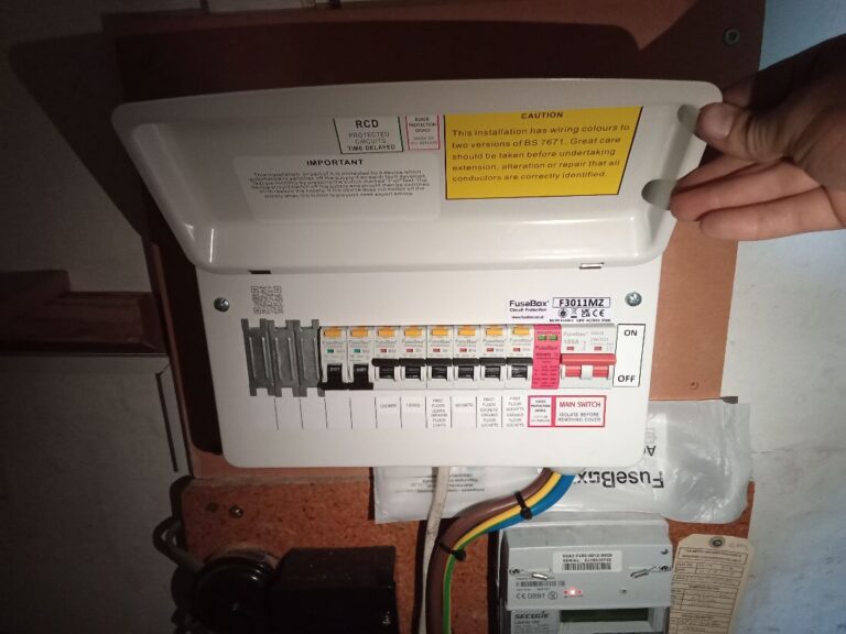 Consumer Unit Upgrade & Kitchen Socket Installation — Norwich