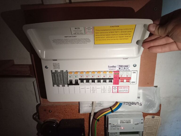 Consumer Unit Upgrade & Kitchen Socket Installation — Norwich