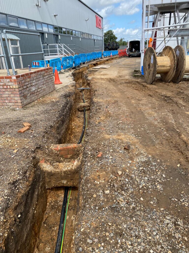External trench submain norwich — Yare Electrical
