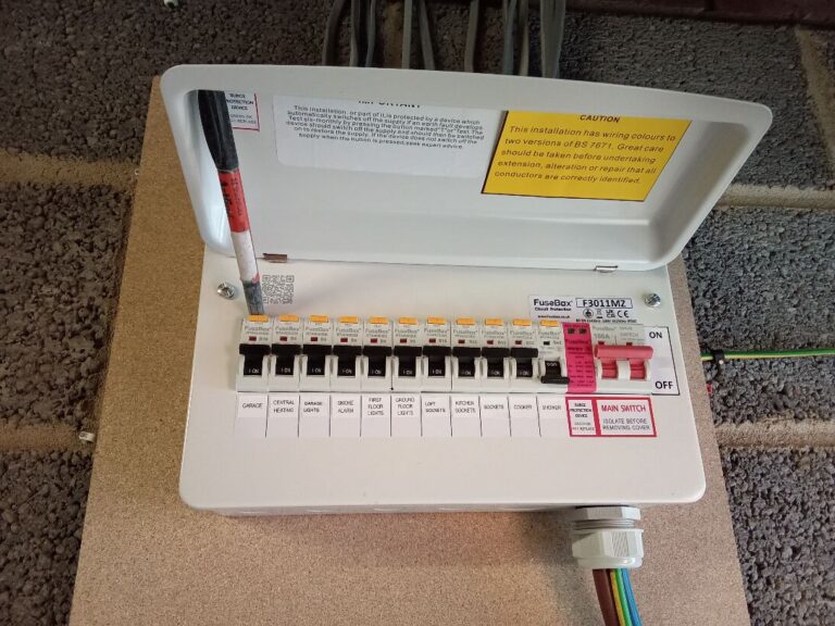 Full House Rewire & New Consumer Unit — Sir Williams Close, Aylsham