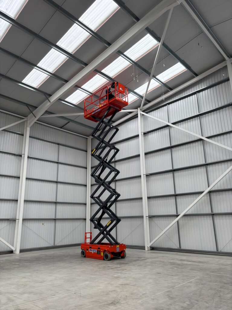 Industrial warehouse highlevel scissorlift norwich — Yare Electrical