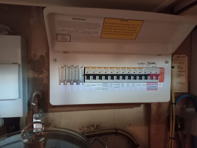 Kitchen & Dining Knock-Through — Lighting and New Consumer Unit