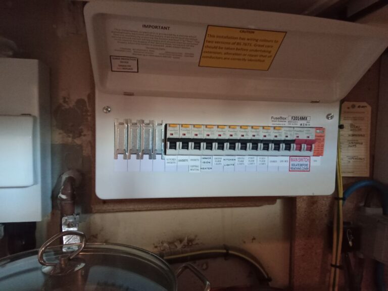 Kitchen & Dining Knock-Through — Lighting and New Consumer Unit