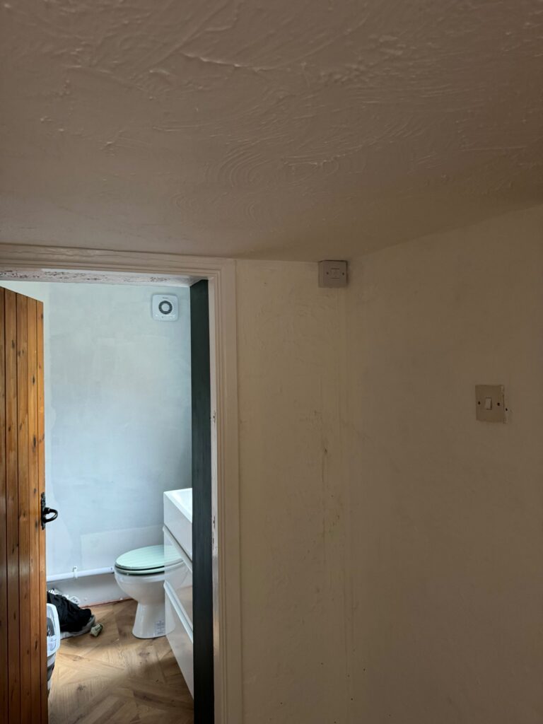 Doorway showing the finished second fix
