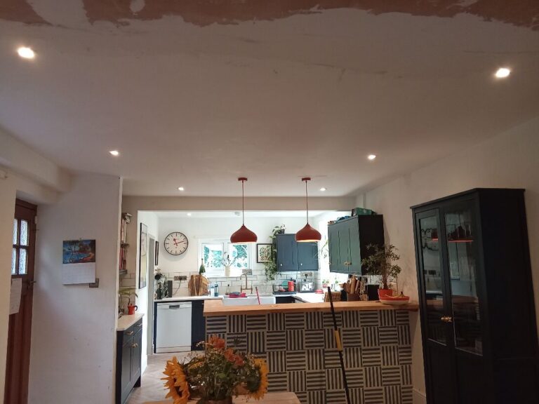 Kitchen & Dining Knock-Through — Lighting and New Consumer Unit